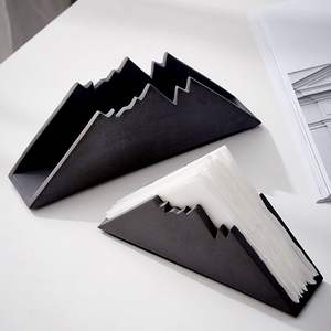 Servilletero de madera hecho a mano con diseño floral tallado para mesa de comedor boda rústica granja cocina restaurante - Product Image 4