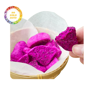 Chips de fruit du dragon séchées, fruit du dragon lyophilisé, collation de fruits tropicaux croustillants, Vietnam - Product Image 6