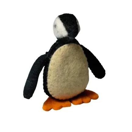 Venta juguetes de fieltro hechos a mano pingüino juguetes de fieltro hechos a mano para la decoración del hogar usos por exportador