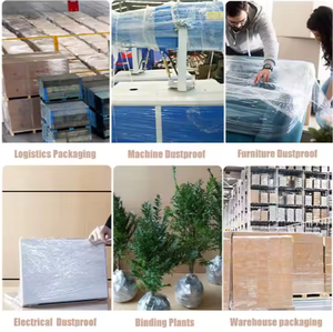 100% Virgin 5 Layers LLDPE <b>Stretch</b> <b>Film</b> 17mic 20mic 23mic 500mm 350% Super <b>Stretch</b> for Pallet Wrapping Made in Vietnam HM brand - Product Image 4