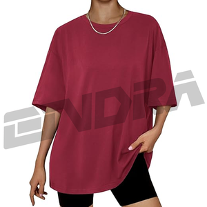 Camiseta informal con cuello redondo para mujer con diseño de color sólido, tela suave simple, elegante y cómoda, perfecta para la moda de uso diario - Product Image 1