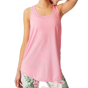 เสื้อกล้ามสำหรับเล่นยิมเล่นโยคะฟิตเนส racerback แห้งเร็วออกแบบได้ตามต้องการ - Product Image 1