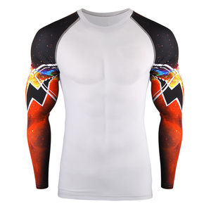 Protège-éruption personnalisé à manches longues pour hommes, respirant, compression, nouveau design, impression par sublimation OEM - Product Image 1