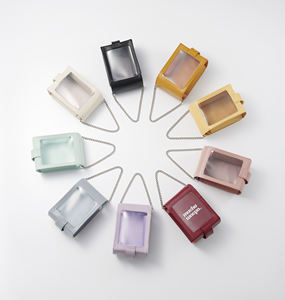 Bolso de mano Tsuletette MUI informal naranja con cierre de cremallera de PVC - Product Image 5