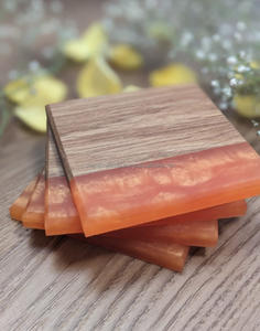 Vintage Coasters with Wood and Resin Glossy Finish Everyday Use for Crafts and <b>Fairy</b> Style <b>Gifts</b> - Product Image 6