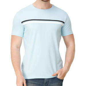 Nuevo diseño Casual de alta calidad hombres Sky Slim Fit camiseta para hombres Fitness mejor calidad microfibra para niños - Product Image 2