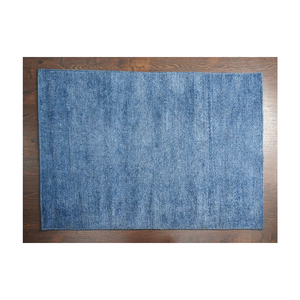 Alfombra de lana moderna hecha a mano, tapiz geométrico tejido a mano de estilo bohemio, corredor de pieza llamativa colorida para el hogar, altura de pila de felpa - Product Image 1