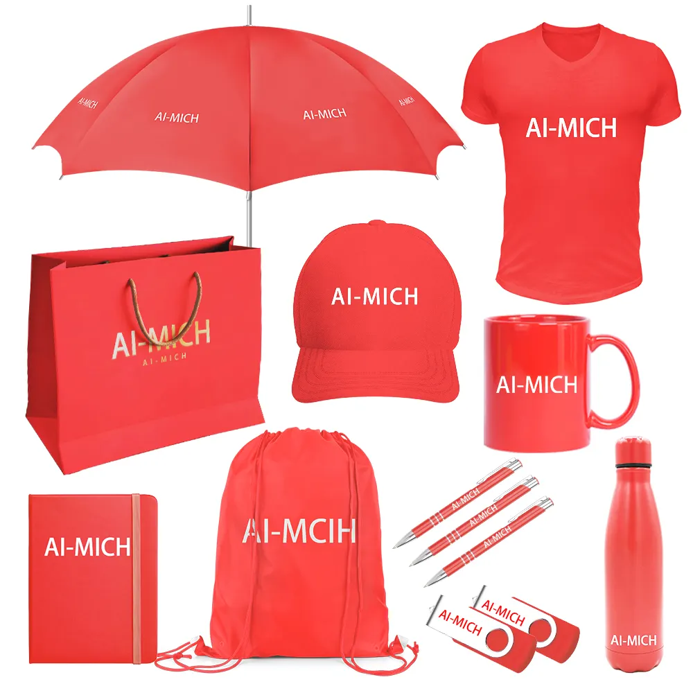 AI-MICH Custom Logo Promotional Gifts Corporate Business Gift Set Advertising Promotional Novelty Gifts Items Sets For Marketing