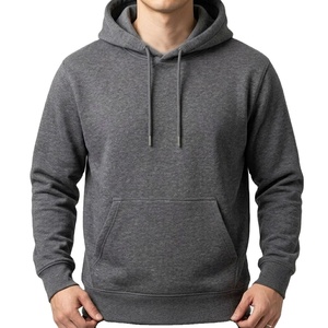 Sudadera con Capucha de Felpa Gruesa con Logotipo Personalizado, Estilo Urbano para Hombre, Lavado Ácido, Corte Holgado Vintage, 100% Algodón Premium - Product Image 1