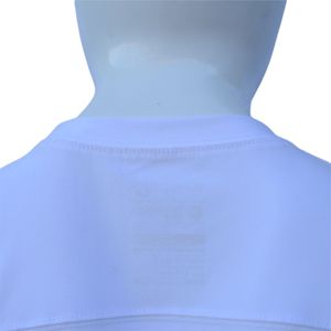 T-shirt d'entraînement surdimensionné blanc Performance Gym T-Shirt Boxy Fit, anti-transpiration et antimicrobien Durable Workout & Fitness Shirt - Product Image 4
