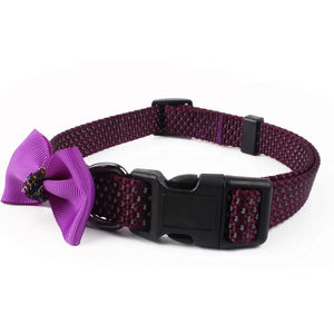 Collar de lazo de nailon suave y ajustable para perro, accesorio personalizado de lujo, de la mejor calidad, venta al por mayor - Product Image 5