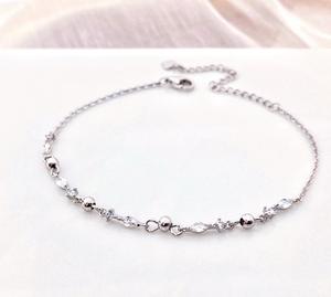 ODM OEM 925 <b>Sterling</b> <b>Silver</b> <b>Bracelet</b> for Women Rose Gold Plated <b>Bracelet</b> Charm Chain - Product Image 1