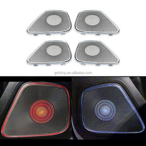 64 Couleurs LED Haut-Parleur Couverture <span class=keywords><strong>De</strong></span> Porte <span class=keywords><strong>De</strong></span> Voiture Audio Décoration Lampe Lumière Ambiante pour <span class=keywords><strong>Mercedes</strong></span> Benz W177 W118 W247 GLB GLA CLA AB <span class=keywords><strong>Classe</strong></span> - Product Image 2