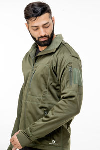 Chaqueta Softshell Premium avanzada con cierre de cremallera a prueba de viento y aislamiento térmico resistente al agua para exploración al aire libre - Product Image 4