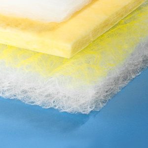 Filtre en fibre de verre fine pour la séparation des brumes colorées, haute température 200°C, classe M5, tapis de fibres de 19 mm - Product Image 2