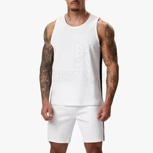 ชุดแขนกุดสั้นออกกำลังกายสำหรับผู้ชายชุดฝึกแขนกุด - Product Image 1