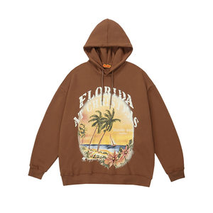 Sweat-shirts décontractés de qualité supérieure pour hommes, 100% coton, lavés, personnalisés, avec impression et broderie - Product Image 1