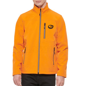 Venta al por mayor de los hombres chaqueta Softshell Venta caliente Diseña tu propio logotipo chaqueta de lona con cuello alto Estilo de la calle - Product Image 1