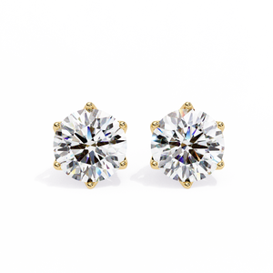 Hermosos Pendientes de Oro de 18K con Diamante Cultivado en Laboratorio, Pendientes de Diamantes Premium - Product Image 6