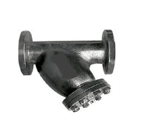 Filtre en fonte en forme de Y avec corps en acier inoxydable, résistance à la pression de 300 psi, extrémités à brides, haute durabilité, taille 3 pouces - Product Image 1