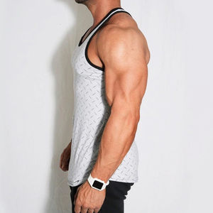 2026 Latest Design New Arrival Custom Made <b>Mens</b> <b>Singlet</b> 100% Cotton Gym Vests Training Tank Top for <b>Men</b> in Bulk for Sale - Product Image 3