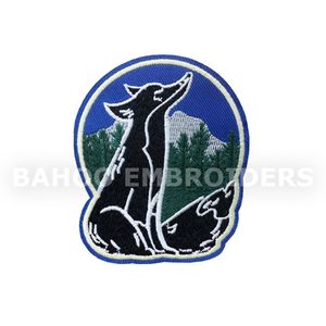 Insignias bordadas a máquina personalizables, patrón de bandera, insignias de nombre para coser, uniformes, bolsas, tela esmaltada, fieltro de tela personalizado al por mayor - Product Image 1