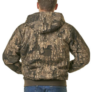 Chaqueta de Caza Acolchada para Hombre, Forro Acolchado, Cuello Alto, Logotipo Frontal, Aislamiento Térmico, Ropa Deportiva para Exteriores, Venta al por Mayor - Product Image 2