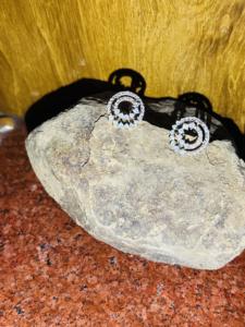 ต่างหูเพชรกลมคู่สีโรสโกลด์14K หรูหราตามธรรมชาติ SI3ฉันทรงกลมสดใส I1ขายส่ง - Product Image 3