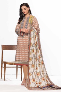 Robe en lin décontractée pour femmes avec décoration en dentelle vente chaude vêtements d'hiver mode Khadar Shalwar Kameez costumes - Product Image 4