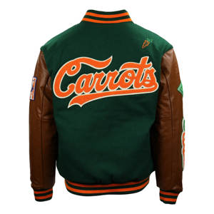 Veste Letterman de mode personnalisée pour hommes vente en gros de streetwear unique veste d'école de baseball en laine avec patchs brodés - Product Image 5