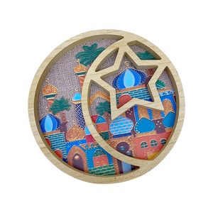 Plateau de service décoratif en résine de bois pour la décoration du salon, plateau de petit-déjeuner en bois et résine époxy de qualité supérieure pour la décoration de la maison à bas prix - Product Image 1