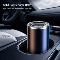 Diffuseur d'arômes solide pour voiture, baume parfumé pour porte-gobelet, désodorisant métallique pour véhicule