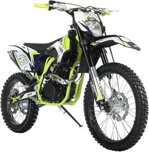 Pit bike 250cc neuf avec éclairage LED, moteur sans balais, freins à disque avant/arrière, moto tout-terrain à essence - Product Image 2