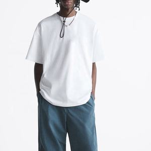 Camisetas de gran tamaño para hombre de alta calidad, camiseta informal de gran tamaño para hombre, camisetas con estampado de logotipo personalizado, impresión Digital blanca y serigrafía - Product Image 1