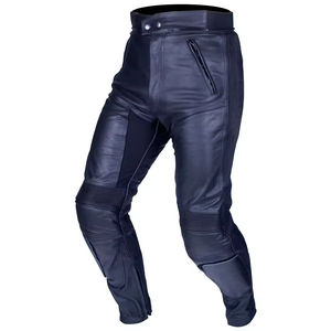 Pantalon de moto unisexe décontracté en polyester coupe-vent respirant avec protections CE, léger, taille mi-haute, teint uni, découpe automatisée - Product Image 4