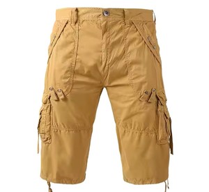 Adorable calidad pantalones cortos hombres Casual 100% algodón para hombres ropa Casual cinturón personalizado verano algodón pantalones cortos para hombres calidad Premium - Product Image 2