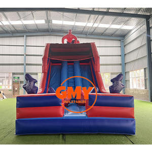 Château gonflable à bas prix avec toboggan, château gonflable Spiderman avec toboggan - Product Image 5