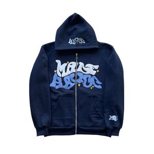 Embossed Designer Custom 3D <b>Foam</b> <b>Letter</b> Puff Hoodie Sweatshirt Hip Hop Hoodie - Product Image 6