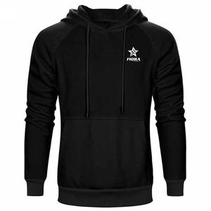 OEM personnalisé toute la journée confort coton éponge français lourd hommes coupe décontractée sweats à capuche logo brodé - Product Image 3