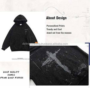 Sweats à capuche de haute qualité pour hommes Sweats à capuche personnalisés Sweatshirt à capuche pour hommes - Product Image 4