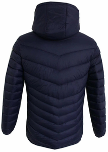 Chaqueta acolchada con capucha de talla grande OEM para hombre, ropa Formal transpirable de invierno, estilo informal, cremallera de burbujas, impermeable, soporte de punto frontal - Product Image 6