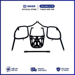 ชุดแร็คและกระเป๋าข้างสำหรับมอเตอร์ไซค์ M-Biker Yamaha WR155R สำหรับติดตั้งกล่อง 3 ใบ น้ำหนัก 9.3 กก. ขนาด 82x31x18 ซม. - Product Image 2