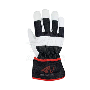 Guantes de seguridad de algodón para hombre, talla L, antideslizantes, resistentes al frío, 12 oz de espesor, 12 pulgadas de longitud, impermeables, transpirables, para soldar - Product Image 3