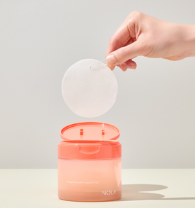 NOLA coréen produit de soin de la peau ampoule coton végétalien tampons 100 pièces soin des rides élasticité hydratant céramide acide hyaluronique - Product Image 2