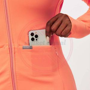 Veste de gommage uniforme d'hôpital avec poches vestes de laboratoire médical unisexes pour une utilisation quotidienne de l'infirmière à l'hôpital vente en gros - Product Image 6