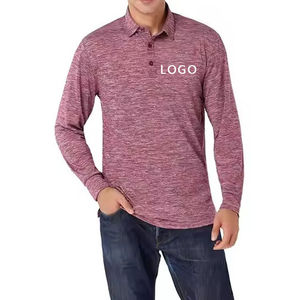 เสื้อโปโลแขนยาวผ้าโพลีเอสเตอร์ผสมสแปนเด็กซ์เนื้อนุ่ม ระบายอากาศได้ดี สไตล์ลำลองสำหรับเล่นกีฬา รุ่นขายดีประจำปี 2026 - Product Image 1