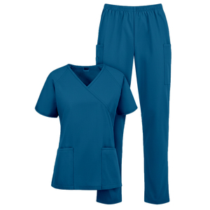 Đồng phục y tá nữ co giãn tùy chỉnh: Nhà máy OEM cung cấp, bộ đồ y tế bệnh viện - Product Image 3