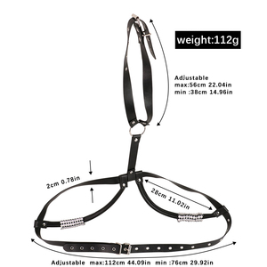 QKKQ Hot seller pelle morbida con Soft Touch regolabile psiche dea Sm petto biancheria intima incantevole Love grackle BDSM Sex Toys - Product Image 5
