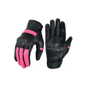 Hecho en Pakistán Tela de malla y guantes de moto hechos en cuero Guantes de moto hechos a medida Diseñe sus propios guantes de moto para hombres - Product Image 1
