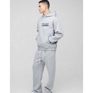 Chándal de 2 piezas para hombre, Sudadera con capucha atlética para correr, conjunto de traje de Jersey de manga larga deportivo informal para hombre - Product Image 2